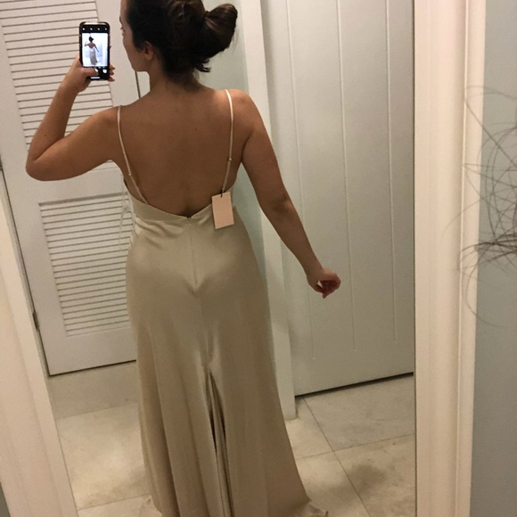 COPY - Fame and Partners: Strappy Draped Gown - Picture 7 of 7